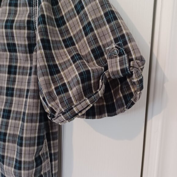 725 Original Shirt Men Large Plaid 100% Cotton Y2K - Picture 5 of 6